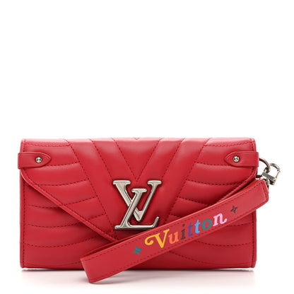 Louis Vuitton Calfskin New Wave Long Wallet Rouge 1 of 7