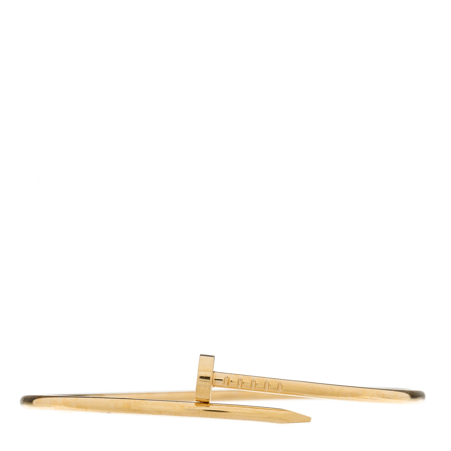 Cartier 18K Yellow Gold Small Juste Un Clou Bracelet 18 1 of 4