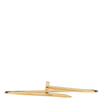 Cartier 18K Yellow Gold Small Juste Un Clou Bracelet 18 1 of 4