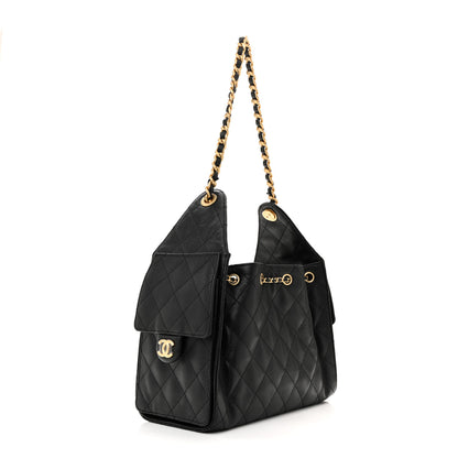 Chanel Caviar Quilted Small Chanel 25 Handbag Black 3 of 12
