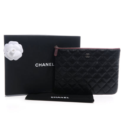 Chanel Caviar Large Cosmetic Case Black 5 of 8