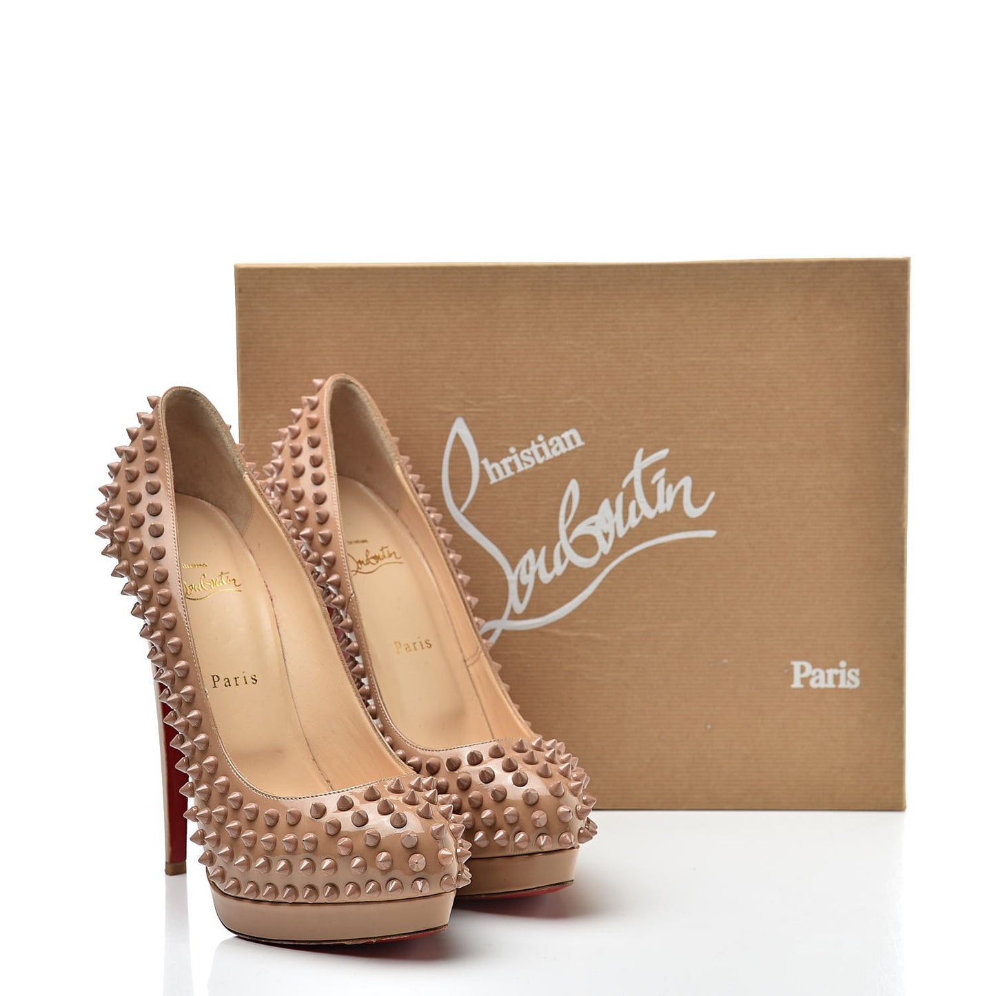 Patent Alti Spikes 140 Pumps 40.5 Nude