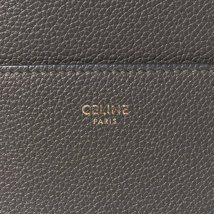 Celine Soft Grained Calfskin Sangle Bucket Bag Grey 6 of 9