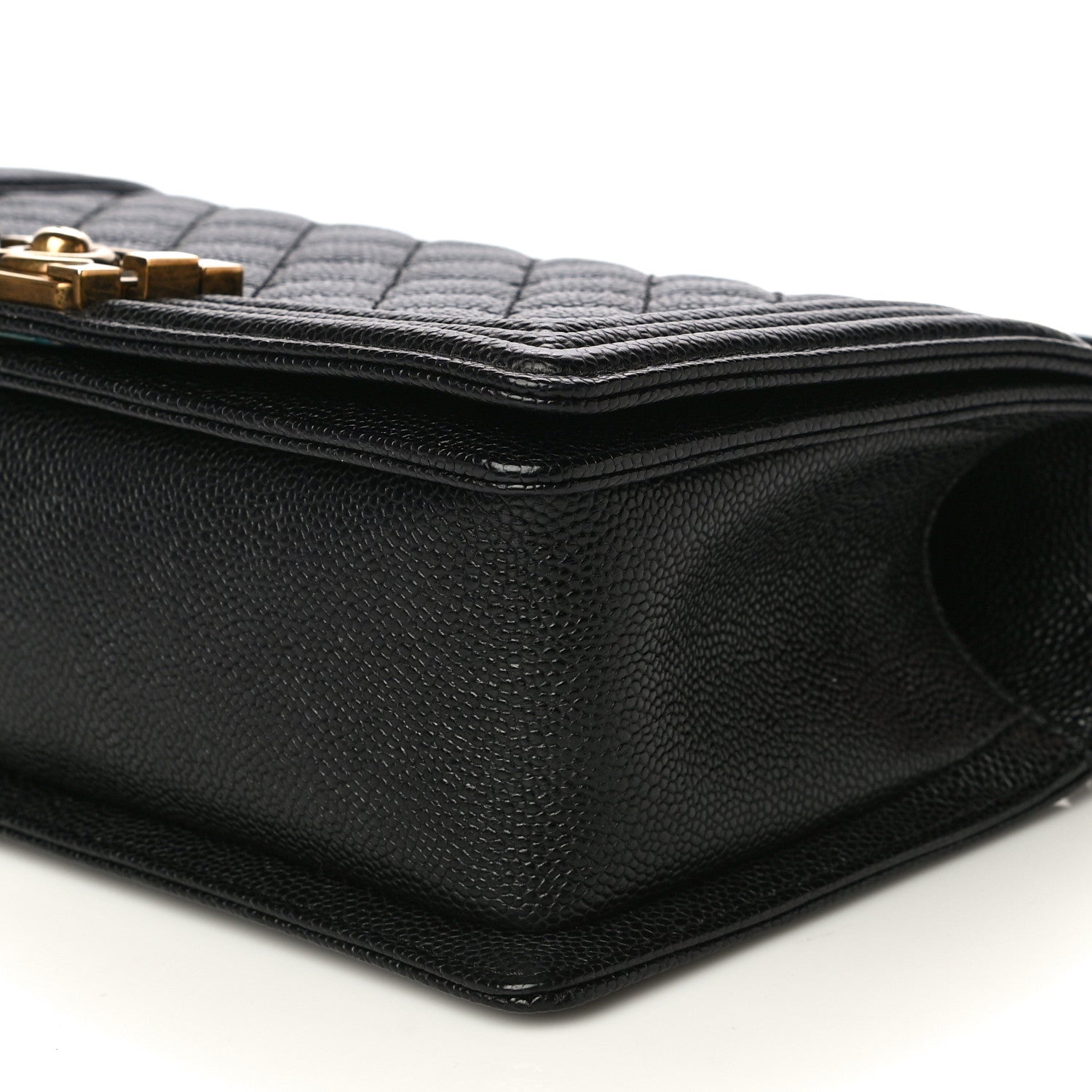 Chanel Caviar Quilted Medium Boy Flap Black 10 of 12