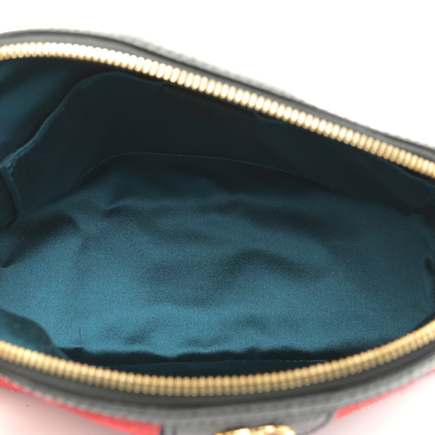 Suede Patent Web GG Small Ophidia Dome Shoulder Bag Hibiscus Red