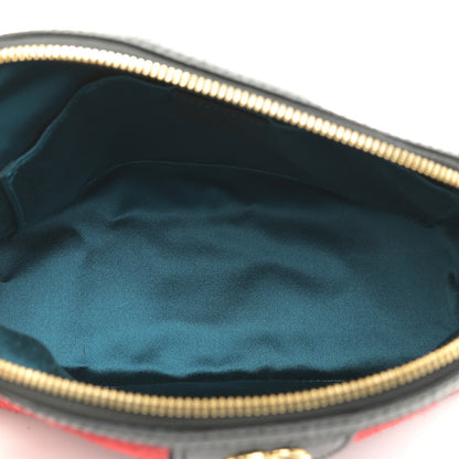 Gucci Suede Patent Web GG Small Ophidia Dome Shoulder Bag Hibiscus Red 5 of 10