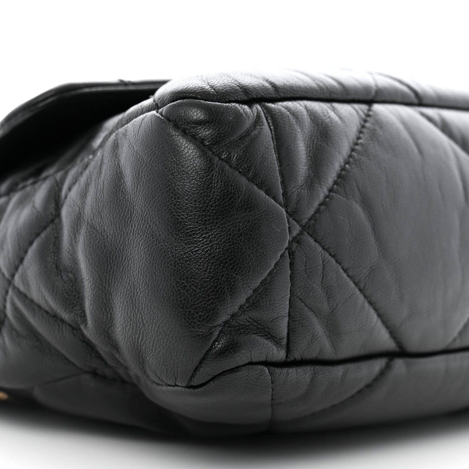 Chanel Goatskin Quilted Large Chanel 19 Flap Black 9 of 12