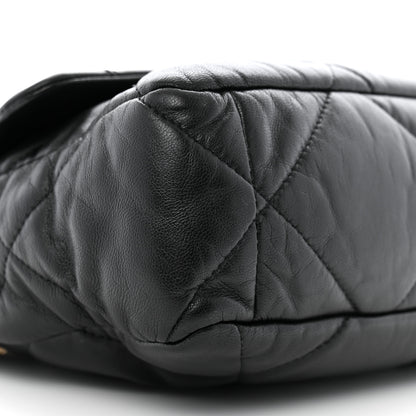 Chanel Goatskin Quilted Large Chanel 19 Flap Black 9 of 12
