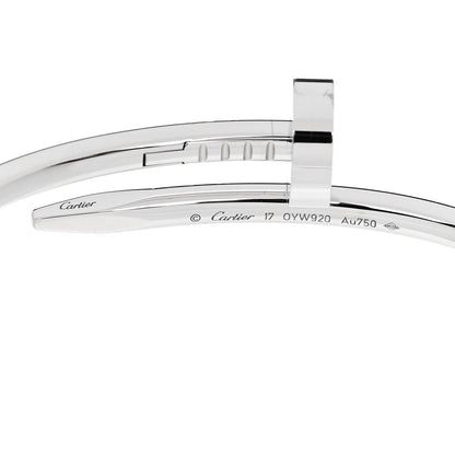 Cartier 18K White Gold Juste Un Clou Bracelet 17 4 of 4