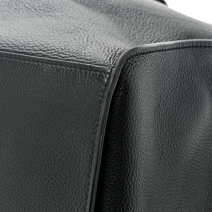Balenciaga Grained Calfskin Neo Classic Black Hardware Large Top Handle Bag Black 17 of 21