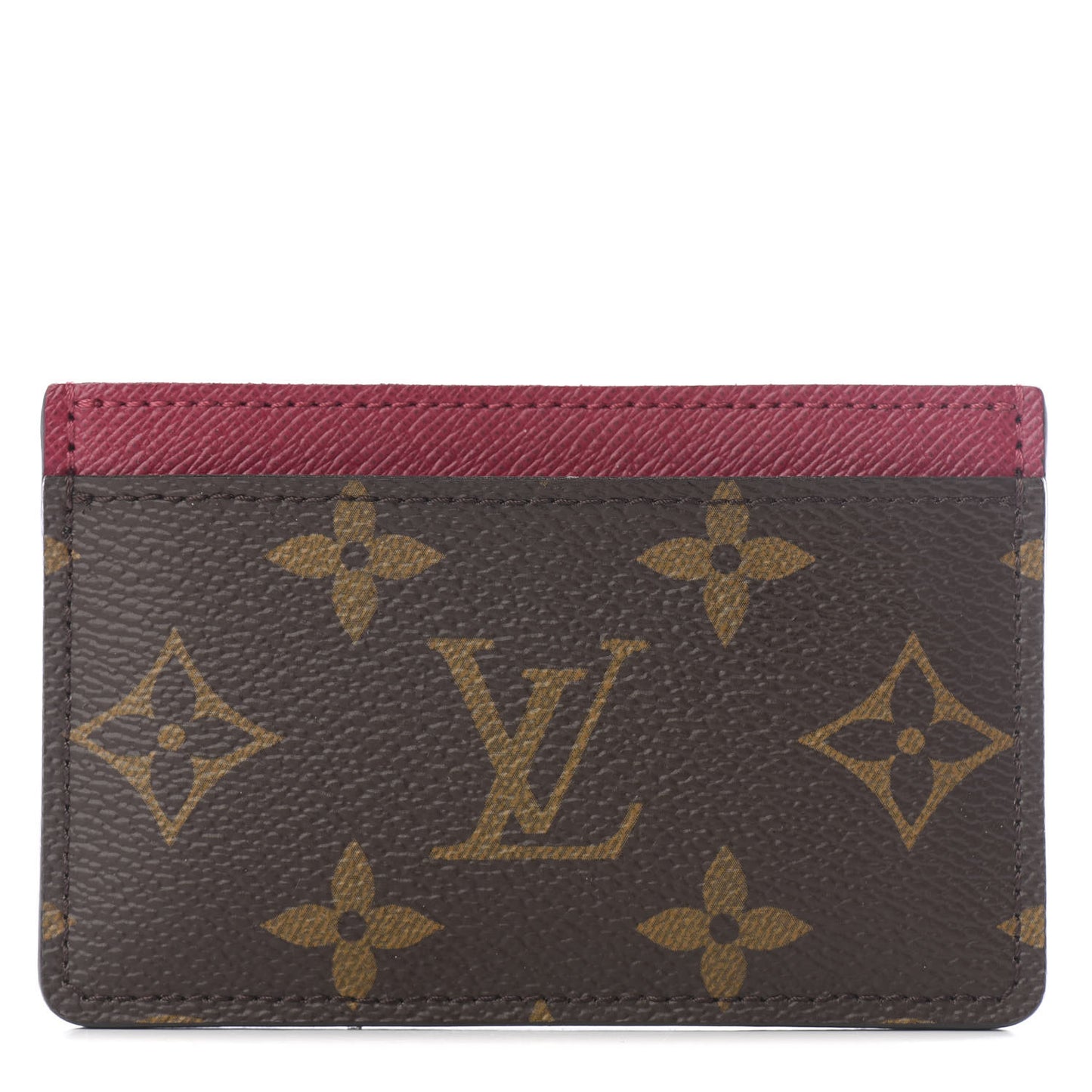 Monogram Card Holder Fuchsia