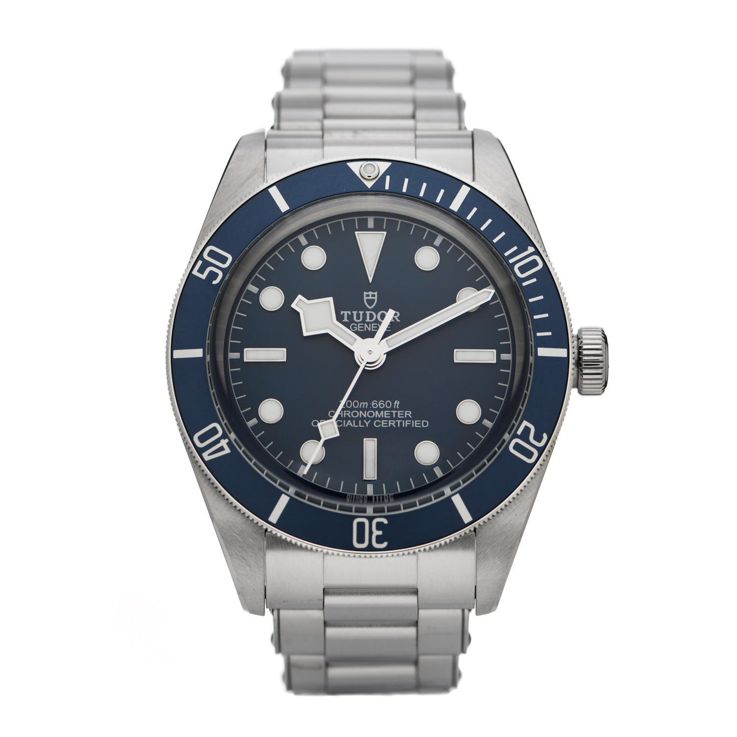 Stainless Steel 39mm Black Bay Fifty Eight Automatic Watch Blue 79030B