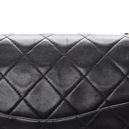 Chanel Lambskin Quilted Medium Double Flap Black 26 of 30