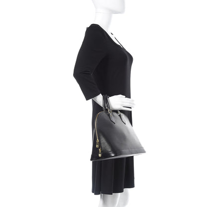 Louis Vuitton Epi Alma PM Black 2 of 14