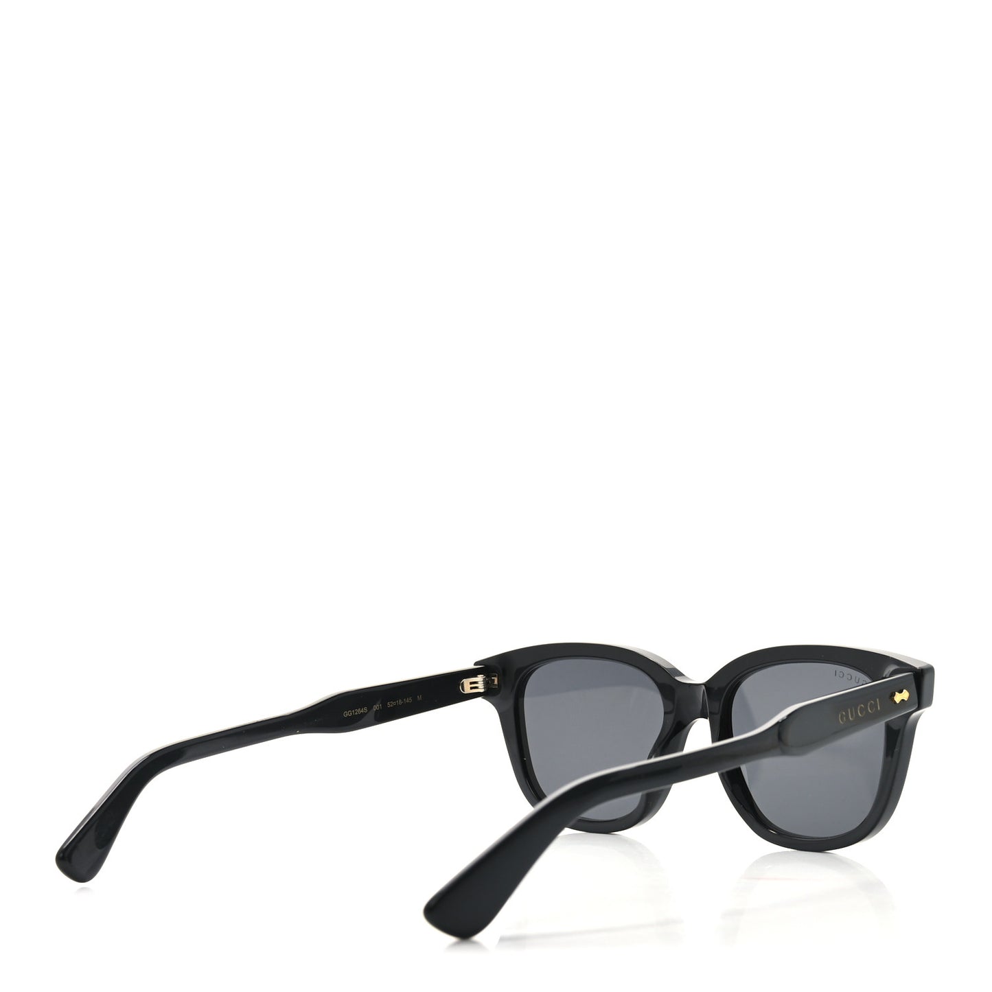 Acetate Square Frame Sunglasses GG1264S Black