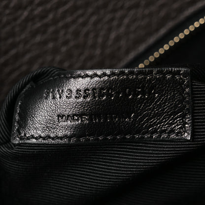 Saint Laurent Grained Calfskin Small Sac De Jour Dark Brown 7 of 11