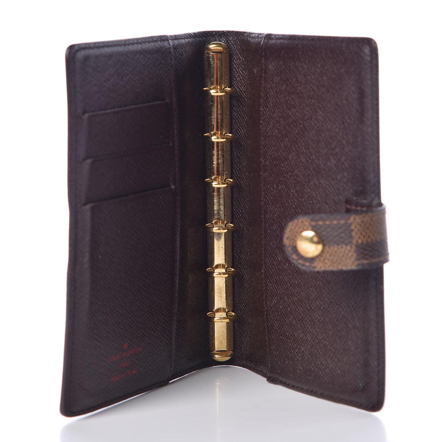 Damier Ebene Small Ring Agenda Cover