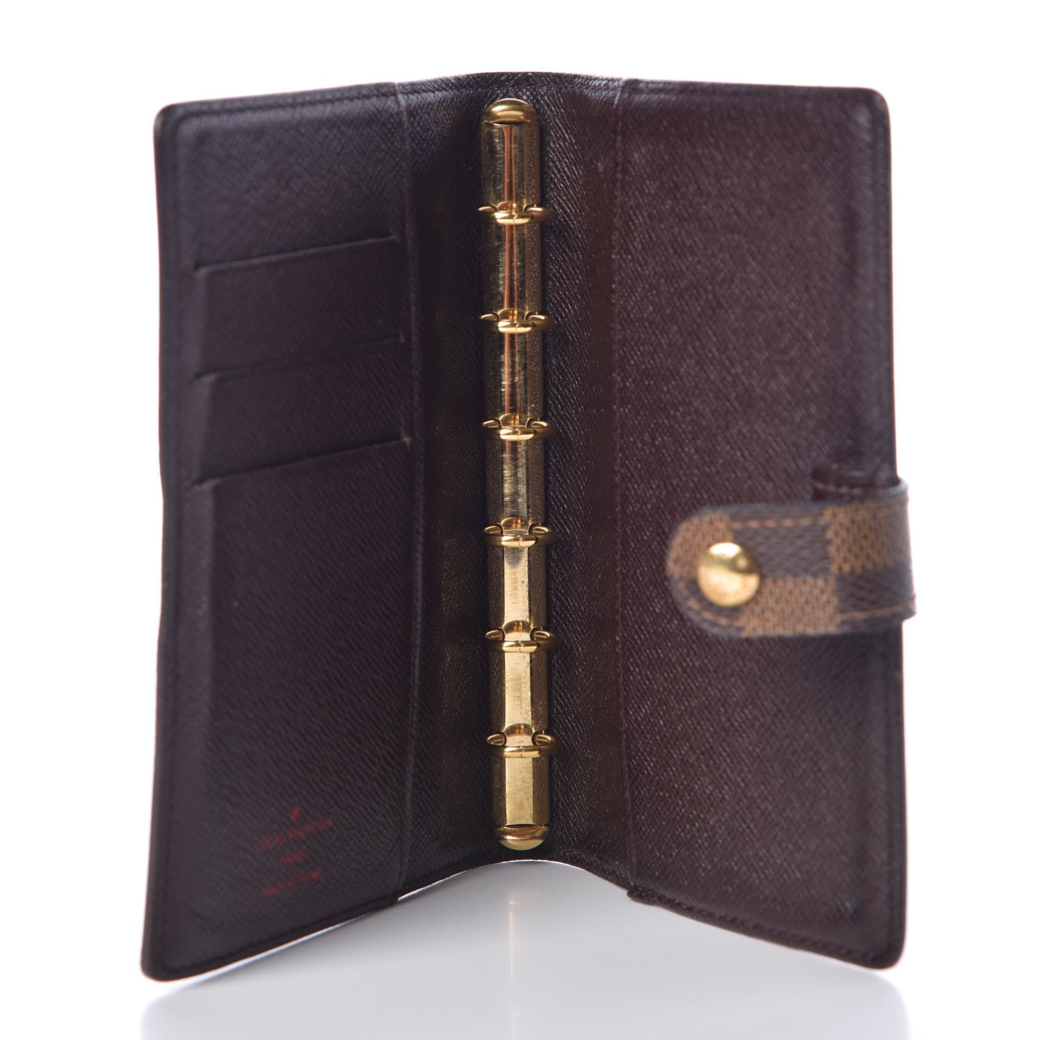 Louis Vuitton Damier Ebene Small Ring Agenda Cover 5 of 7