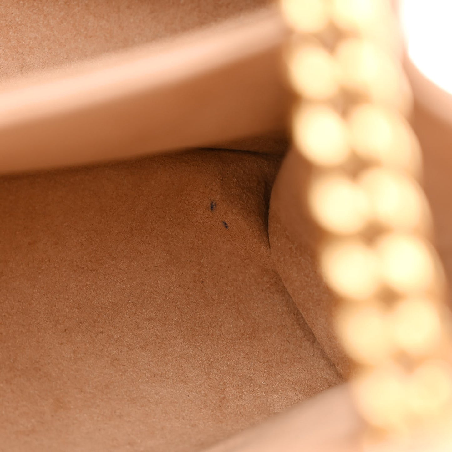 Calfskin New Wave Chain Tote Noisette