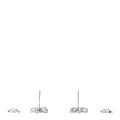 Tiffany Platinum Diamond Large Mixed Cluster Earrings 3 of 4