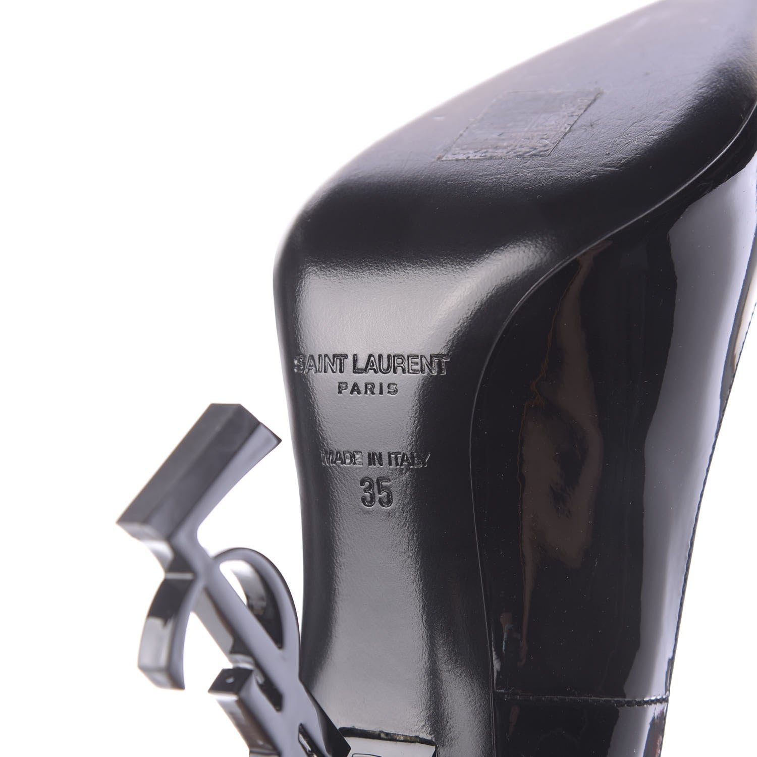 Saint Laurent Patent Opyum 110 Pumps 35 Black 8 of 9