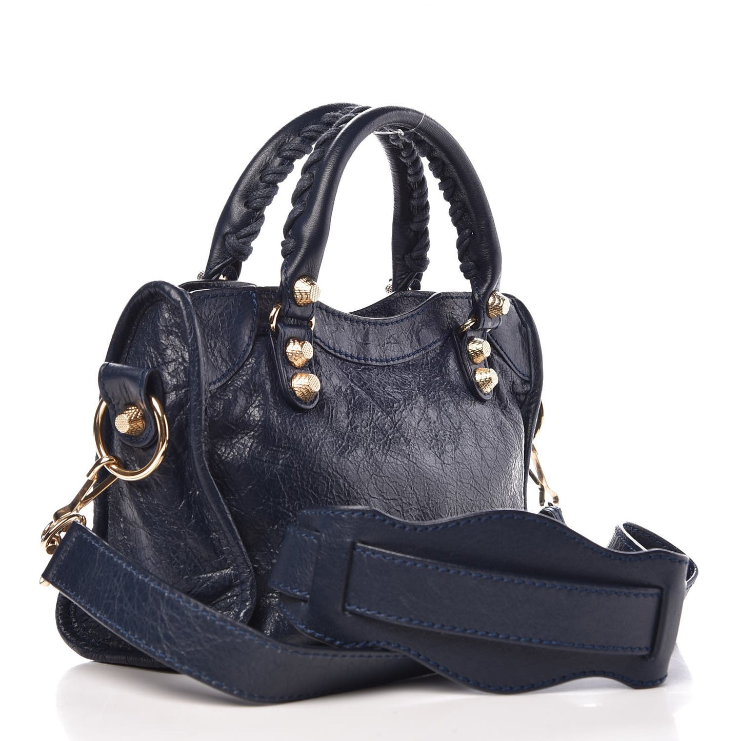 Agneau Giant 12 Gold Hardware Mini City Bleu Obscur
