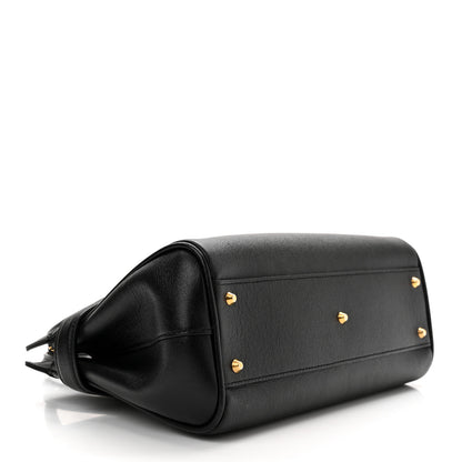 Gucci New Sakai Calfskin Lux Small Dahlia Top Handle Shoulder Bag Black 4 of 12