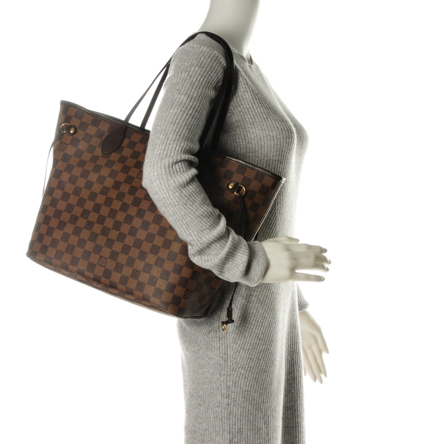Louis Vuitton Damier Ebene Neverfull MM 2 of 7