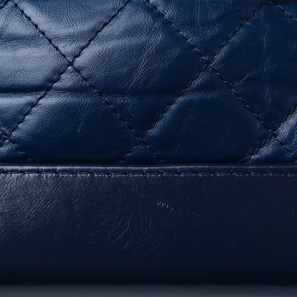 Chanel Aged Calfskin Quilted Small Gabrielle Hobo Blue 11 of 11