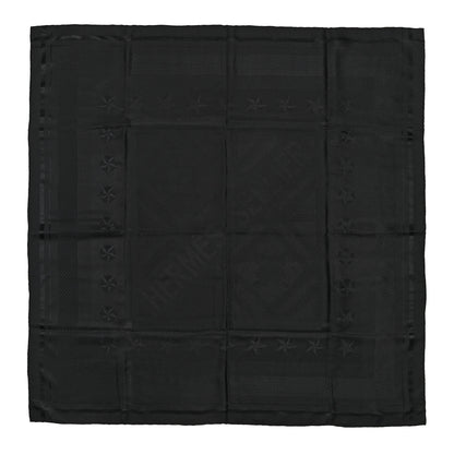 Hermes Silk Sellier Scarf 90 Black 1 of 7
