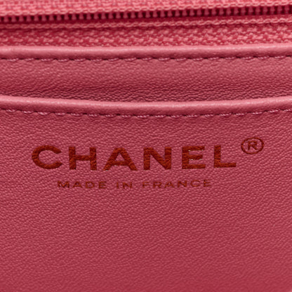 Chanel Aged Calfskin Quilted 2.55 Reissue Mini Flap Pink 6 of 9