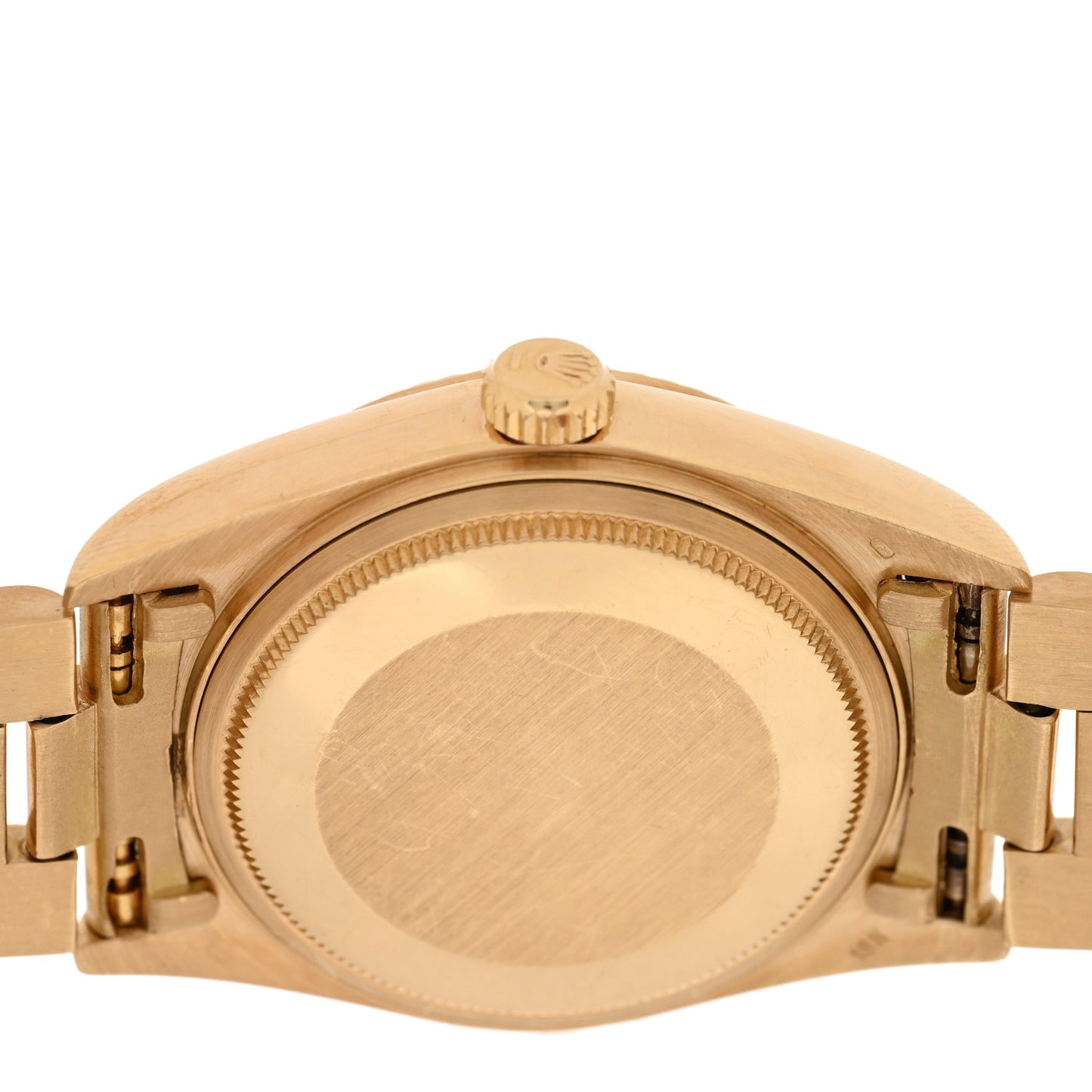 18K Yellow Gold 36mm Oyster Perpetual Day-Date President Watch Silver 18038