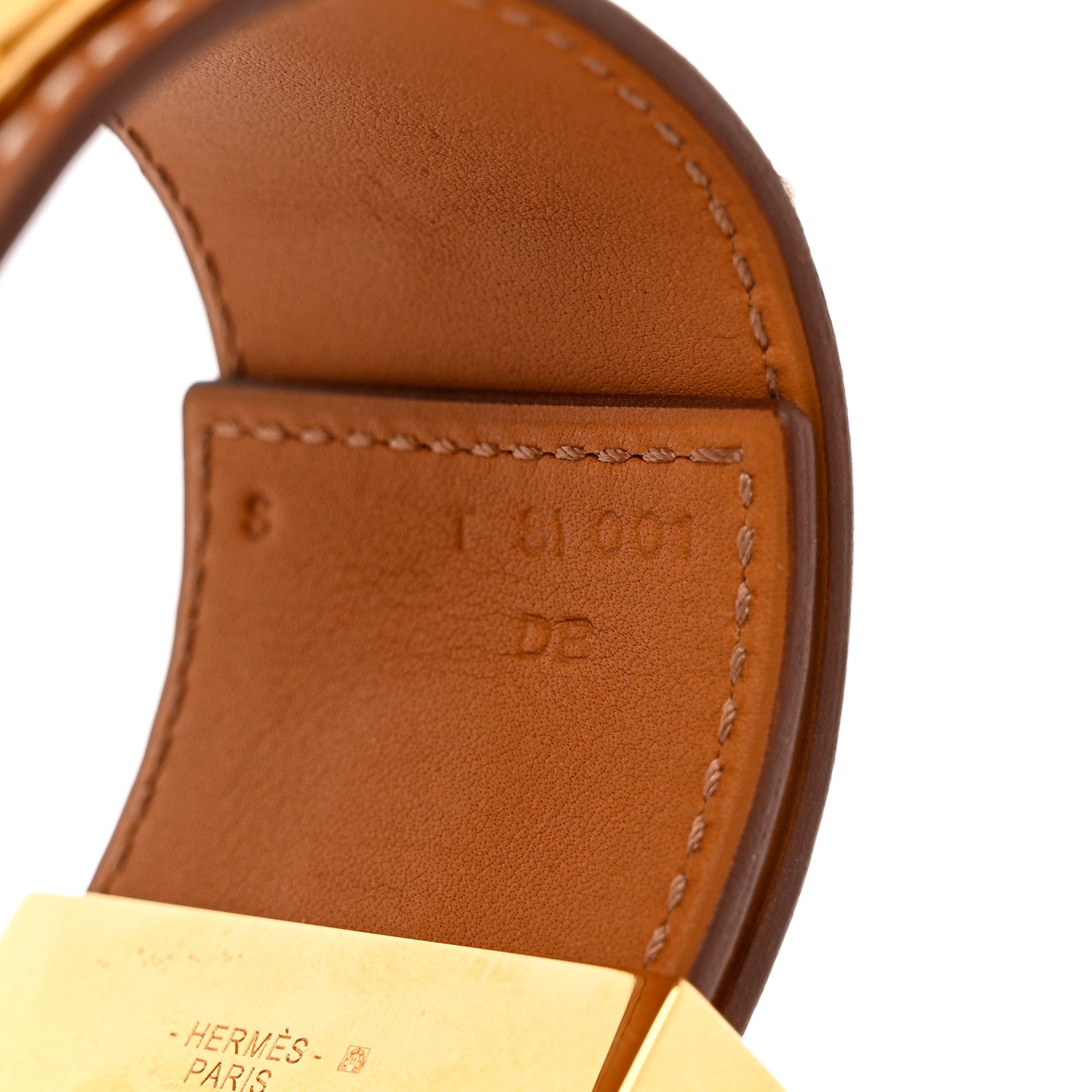 Hermes Barenia Collier de Chien CDC Bracelet S Fauve 6 of 6