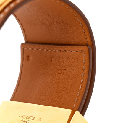 Hermes Barenia Collier de Chien CDC Bracelet S Fauve 6 of 6