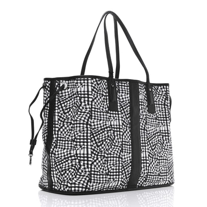 MCM Visetos Large Liz Reversible Shopper Tote Black 5 of 14