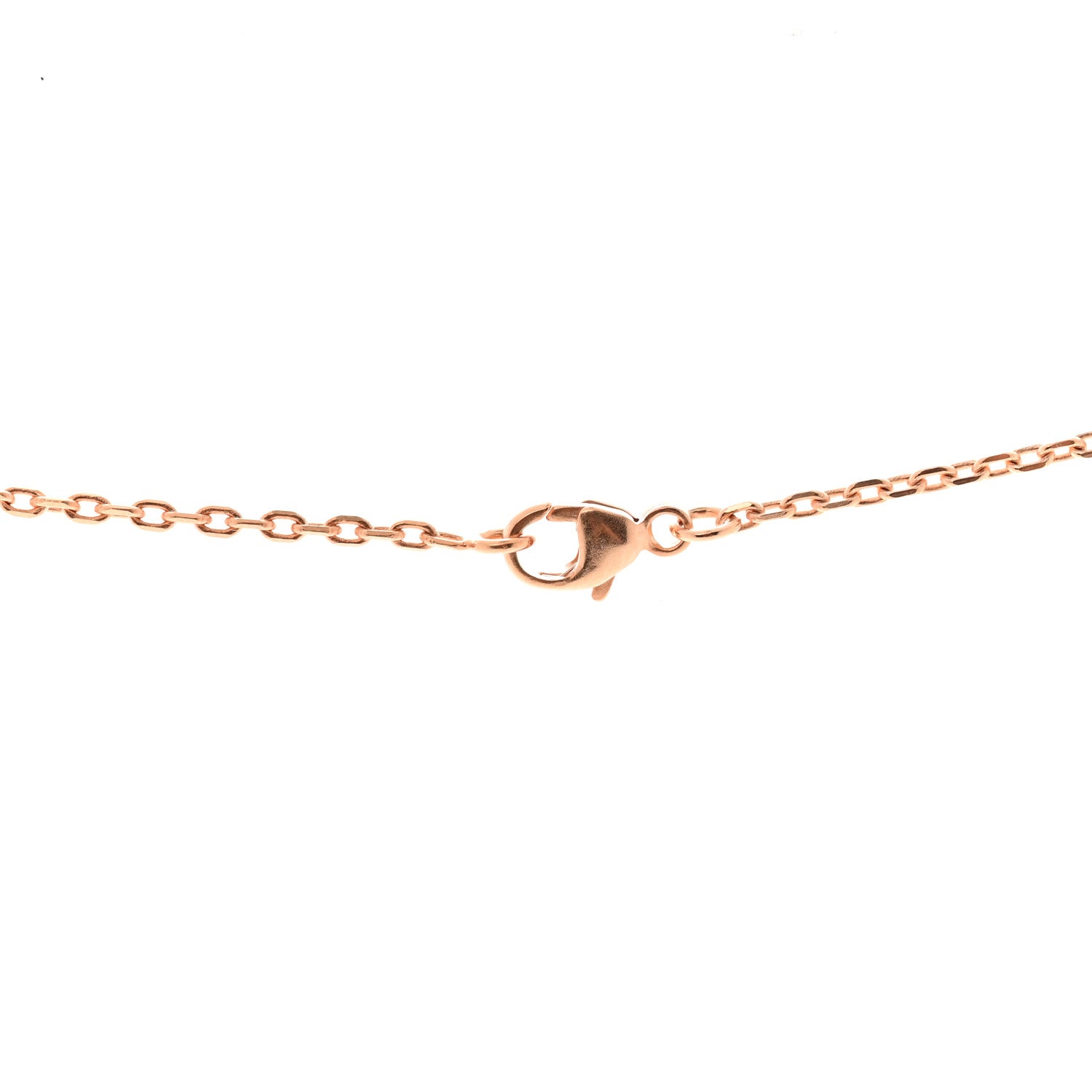 Hermes Lacquered Rose Gold Mini Pop H Pendant Necklace Marron Glace 4 of 6