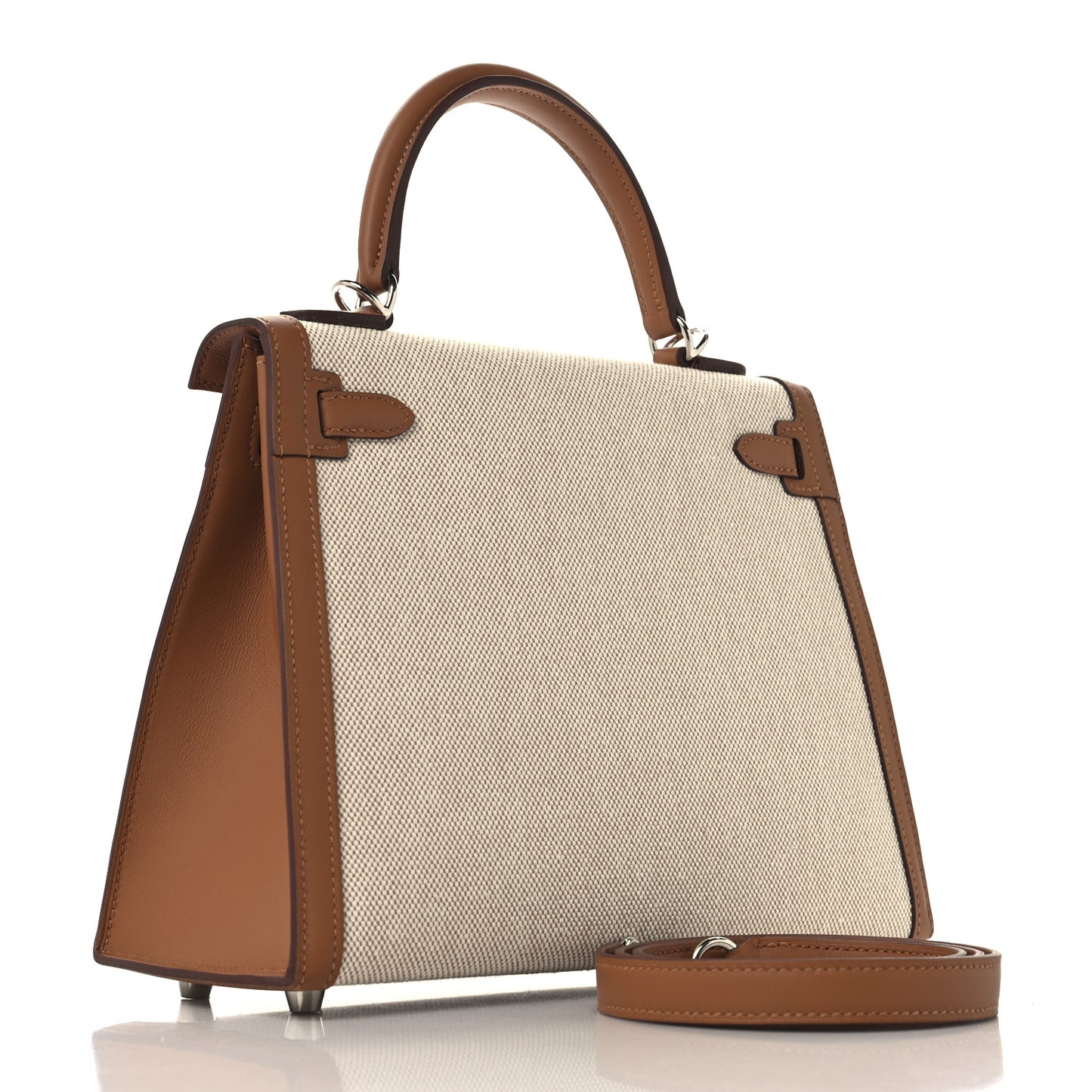 Toile H Swift Kelly Sellier 25 Ecru Gold