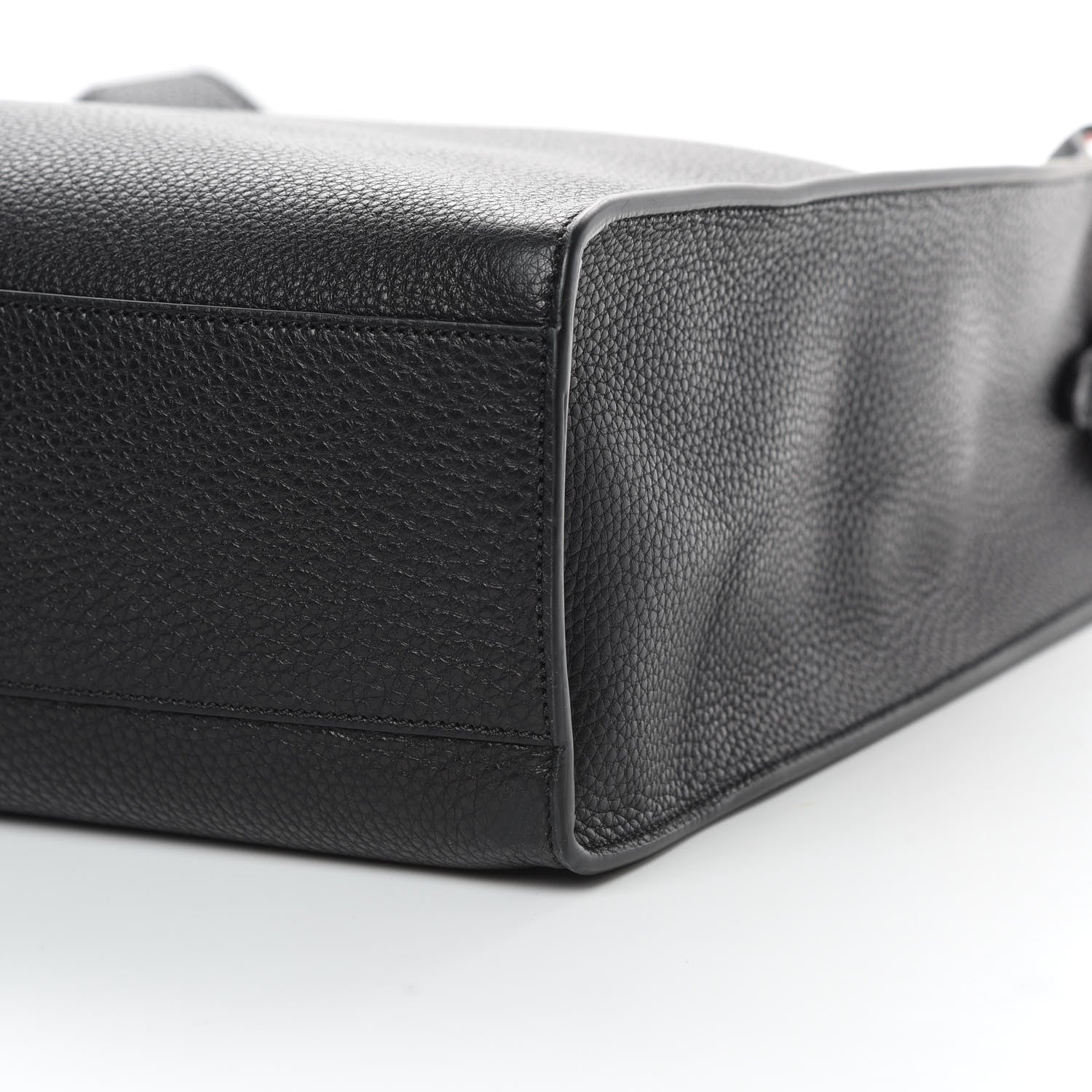 Fendi Cuoio Romano Fabric Marlon Vitello Century Peekaboo X-Lite Fit Black Rosso White Ice 10 of 11