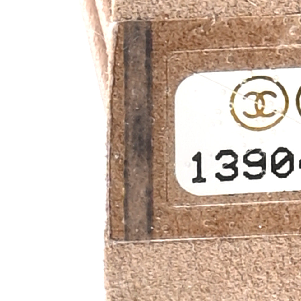 Lambskin Quilted Chanel 3 Accordion Flap Bag Dark Beige