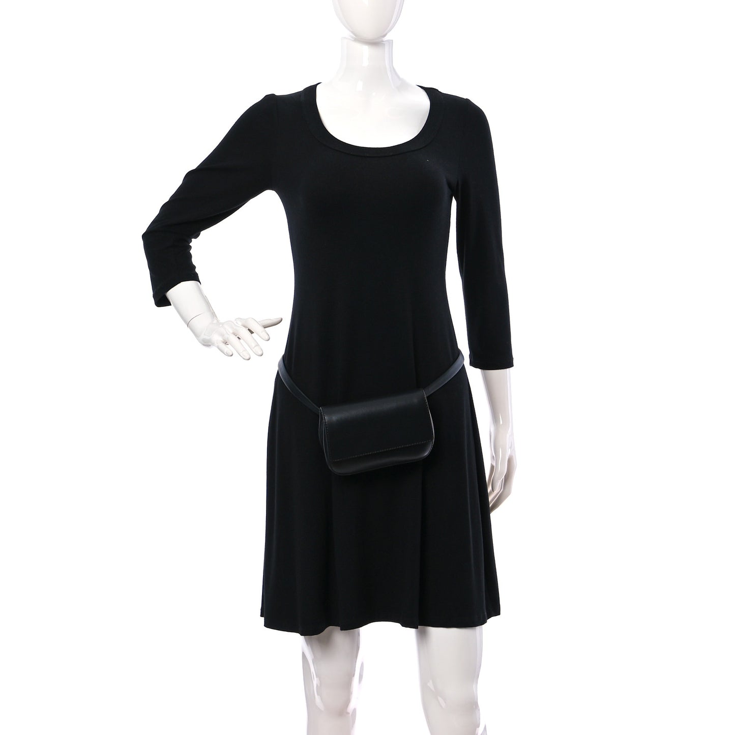 Vitello Small Belt Bag Black