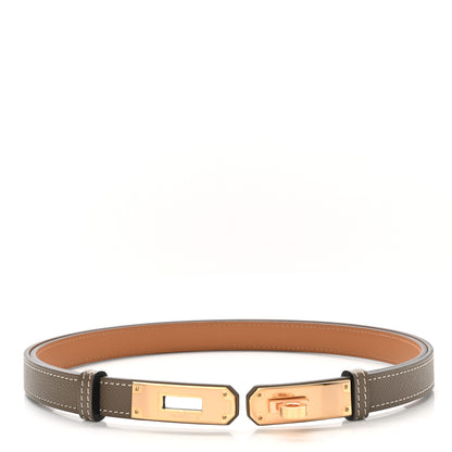Hermes Epsom Kelly Belt Etoupe 3 of 6