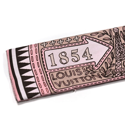 Louis Vuitton Silk Jeu De Louis BB Bandeau Rose 4 of 8