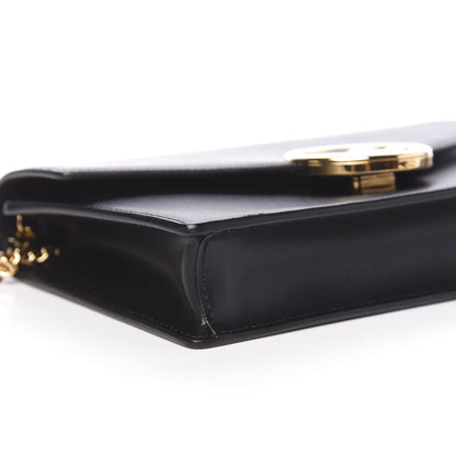 Fendi Vitello Liberty Lucido F is Fendi Medium Envelope Wallet on Chain Black 8 of 10
