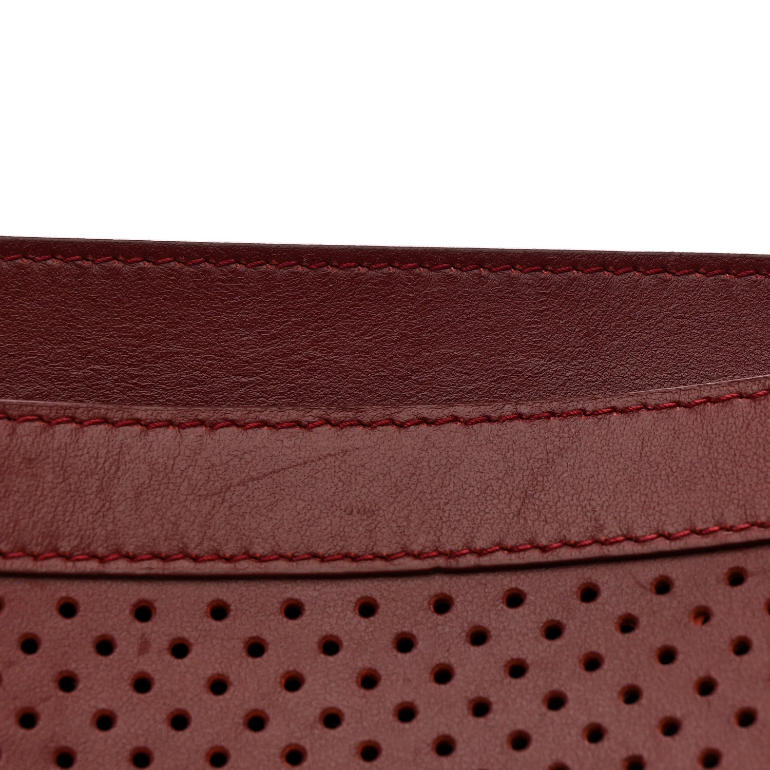Proenza Schouler Lambskin Perforated Tiny PS1 Satchel Burgundy 14 of 14