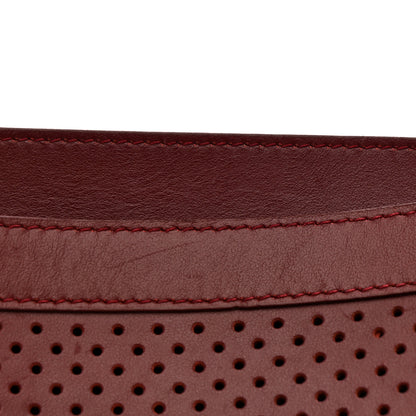 Proenza Schouler Lambskin Perforated Tiny PS1 Satchel Burgundy 14 of 14