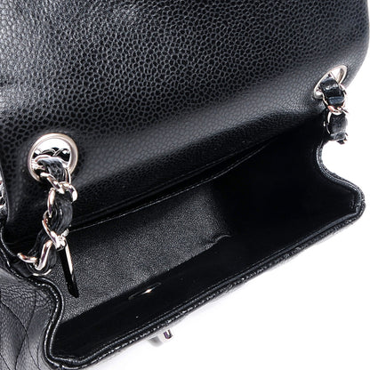 Chanel Caviar Quilted Mini Square Flap Bag Black 5 of 9
