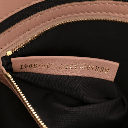Fendi Nappa FF 1974 Embossed Baguette Rosa Bourbon 7 of 13