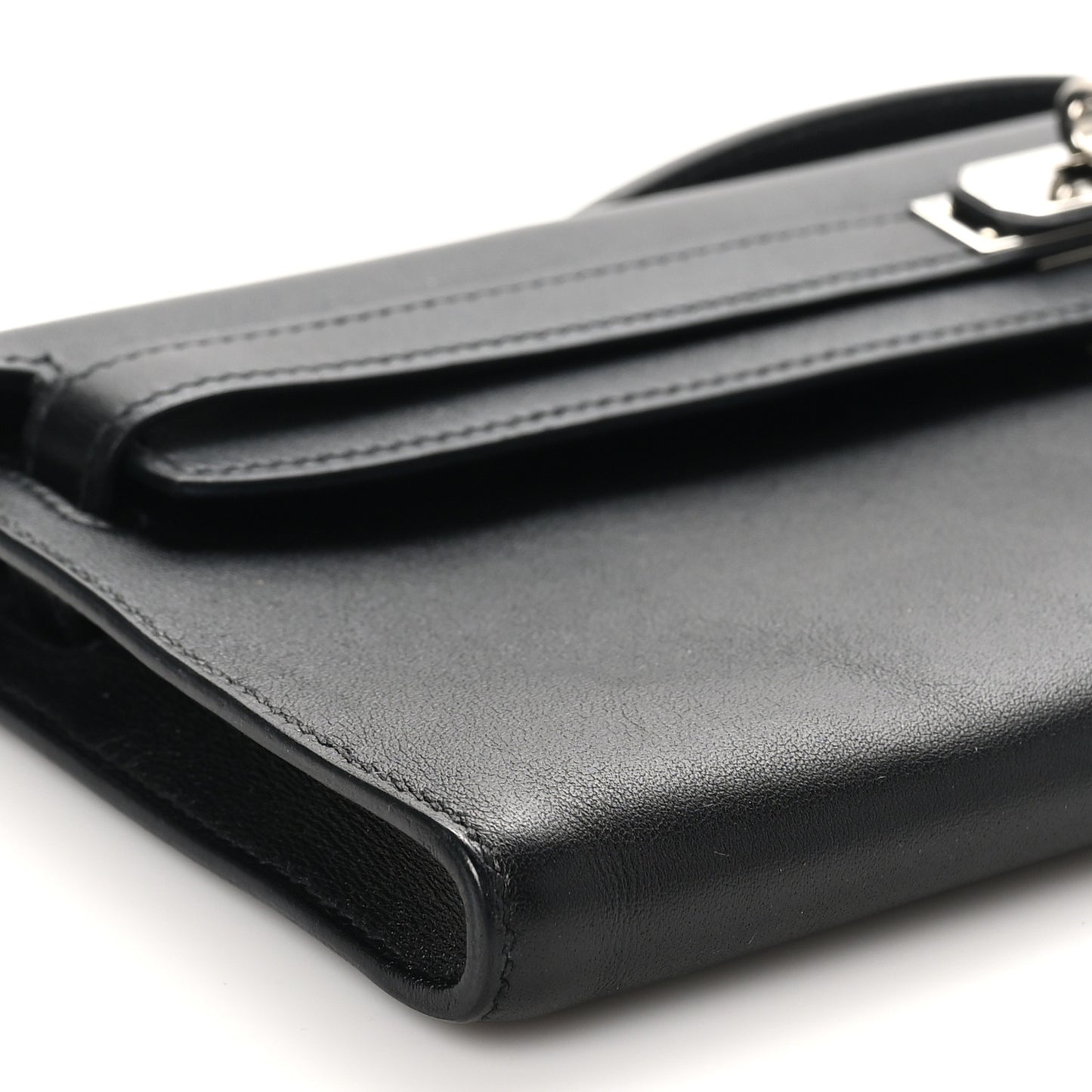 Swift Kelly Cut Clutch Pochette Black
