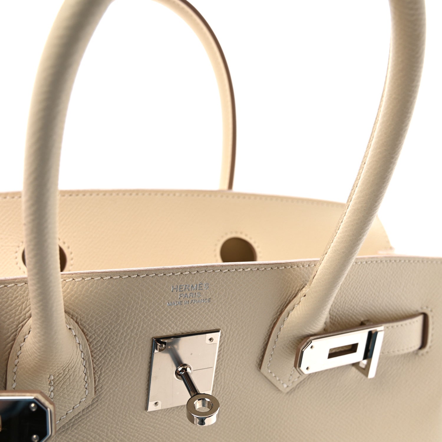 Hermes Epsom Birkin 30 Craie 6 of 10