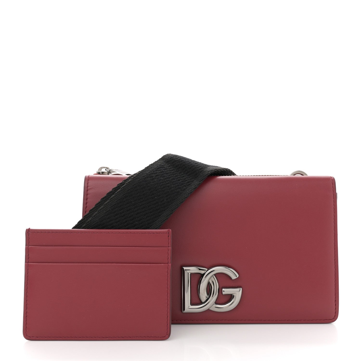 Dolce & Gabbana Calfskin Mini DG Convertible Bag Red 2 of 12